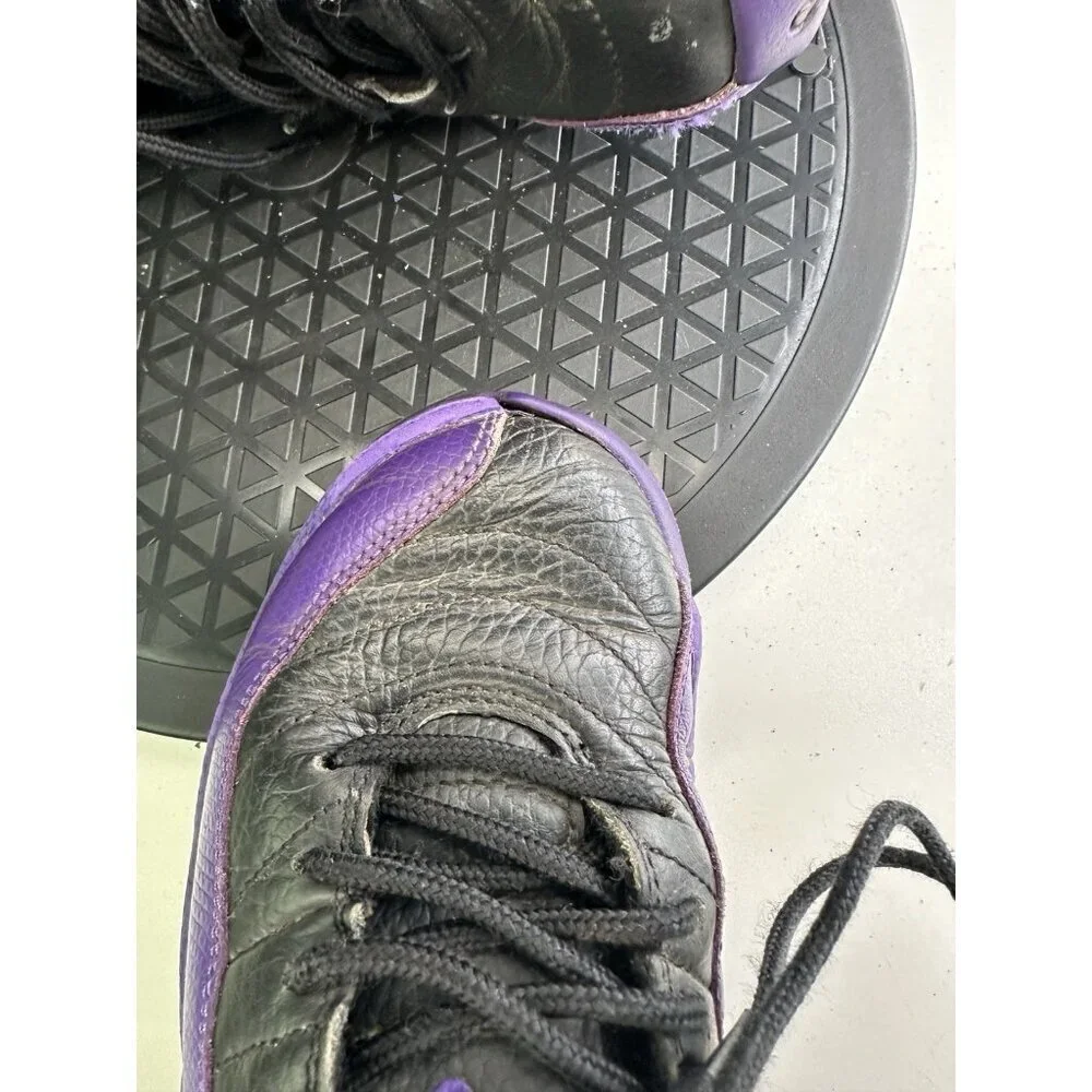 Air Jordan 12 Field Purple Retro Size 4y GS Sneakers Black 2023 153265-057